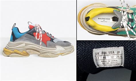 are balenciaga sneakers made in china
